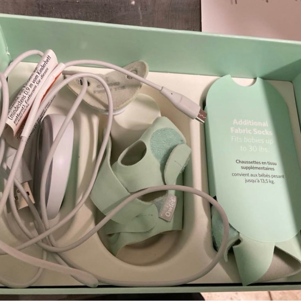 Owlet Mint Baby Monitor Sock